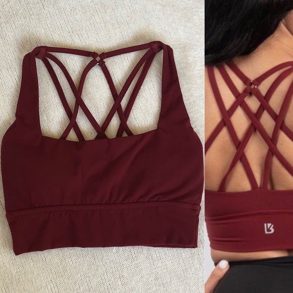 Buffbunny Collection Tops - Buffbunny Revolution Sports Bra in Cabernet
